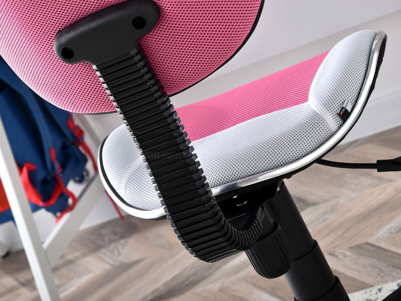 Stolička Catty (ružovobiela + čierna)