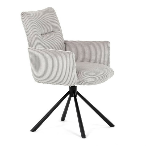 Jedálenská stolička Daston (krémová)