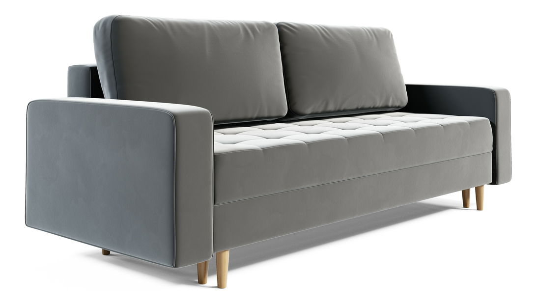 Kétszemélyes kanapé Primrose (világosszürke)