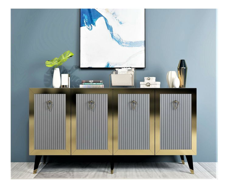 Dulap Vopula (antracit + auriu) *lichidare de stoc