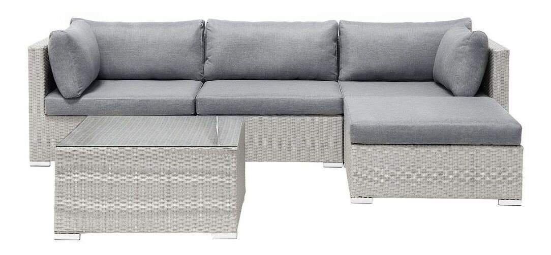 Kerti ülőgarnitúra Sante (világosszürke)