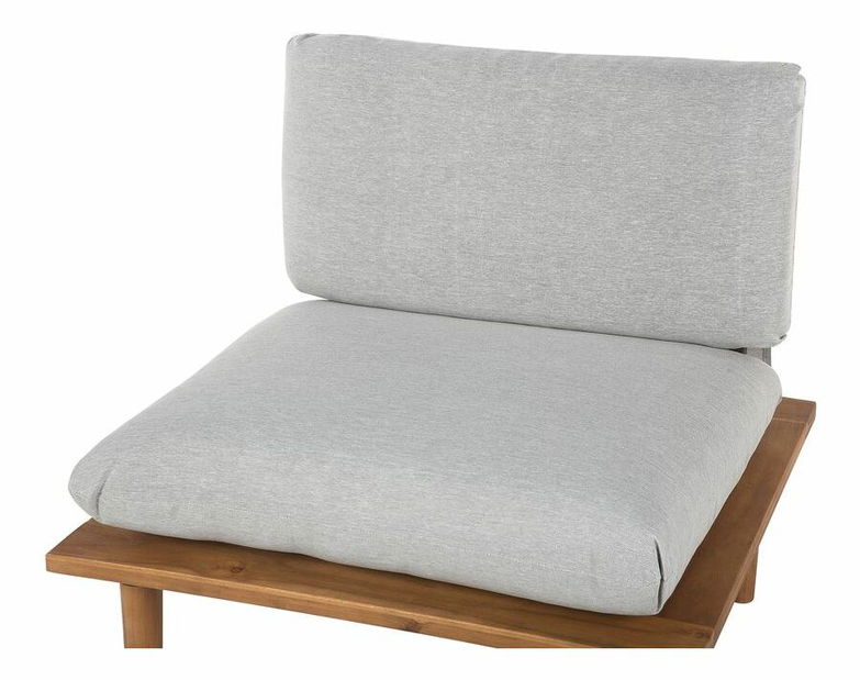 Set canapele pentru grădină Fresno (gri deschis) (2 fotolii)