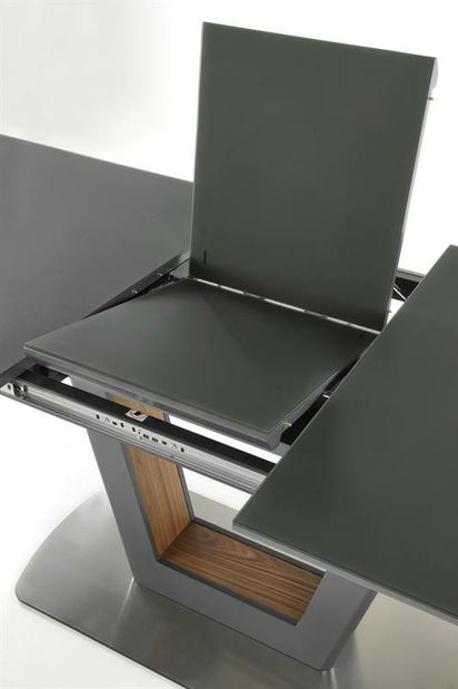 Széthúzható étkezőasztal 160-240 cm Billie (antracit) (6 8 fő részére)