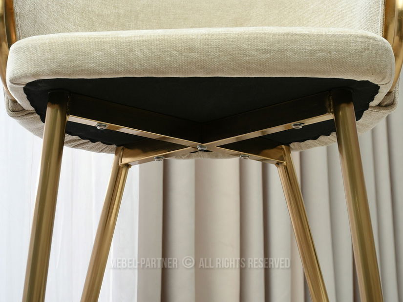 Scaun Carma K (crem + auriu)