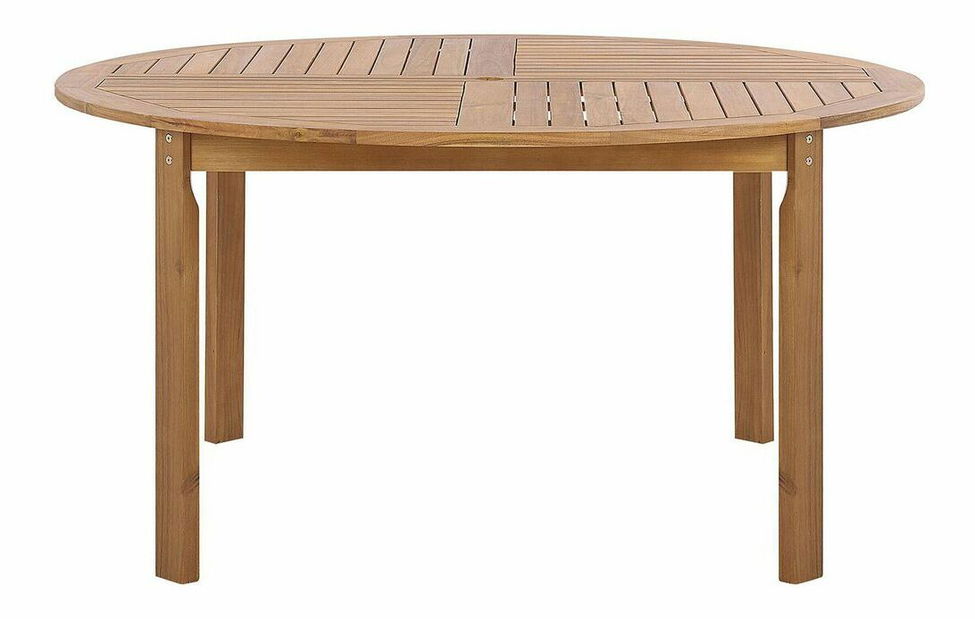 Kerti asztal TALAVO (világos fa) (6 fő részére)