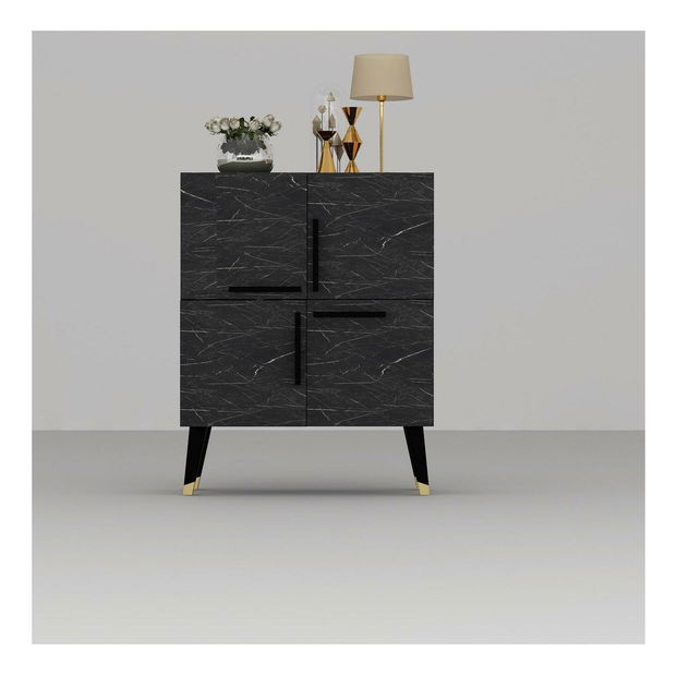 Skrinka Mariona (čierny mramor)