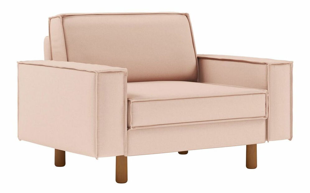 Kreslo Spary L (lososová + orech)