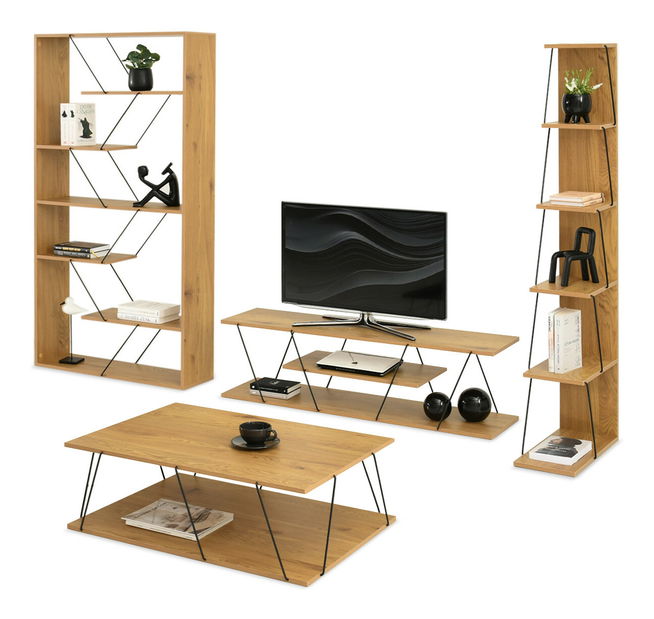 Set za dnevni boravak Healey 1 (crna)