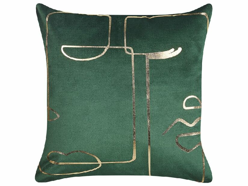 Set 2 buc perne decorative 45 x 45 cm Philo (verde)