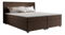Franciaágy  Boxspring 180 cm Simon (sötétbarna) (matraccal, tárolóhely nélkül)
