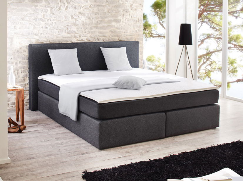 Pat matrimonial Boxspring 180 cm Beata (cu saltele)