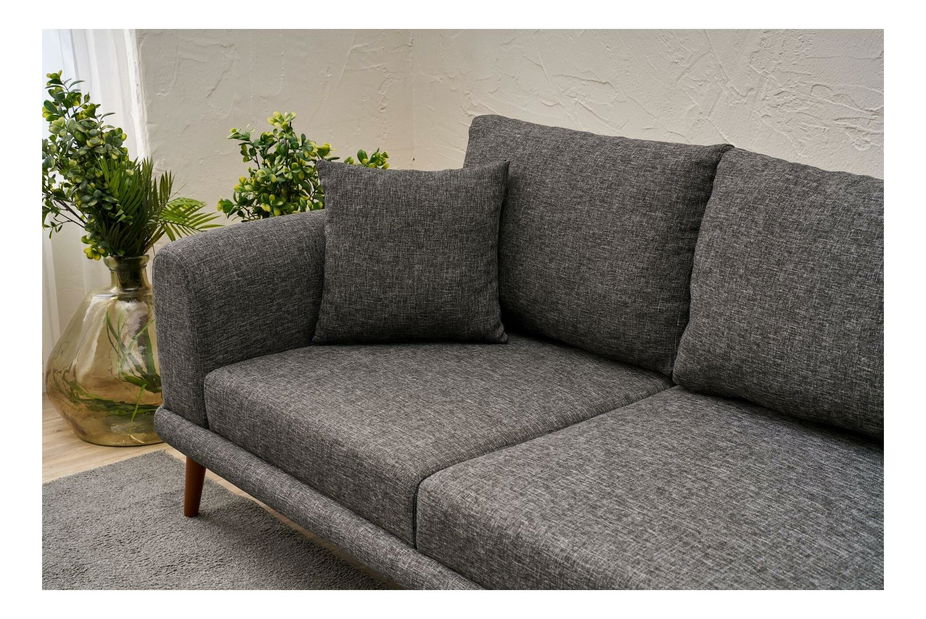 Rohová sedačka Sorenella (P) (antracit)