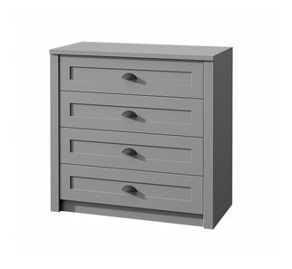 Zásuvková komoda K4 Provense (sivá)