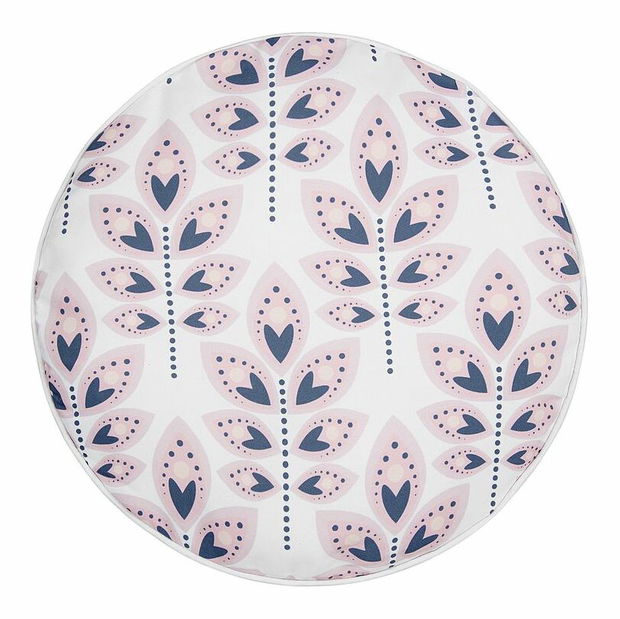 Sada 2 ozdobných vankúšov ⌀ 40 cm Torret (béžová)