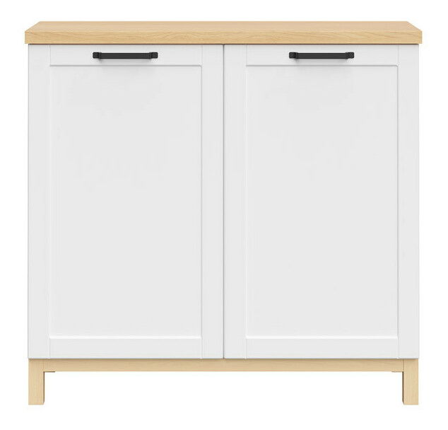 Komoda BRW Haga KOM2D (biela)