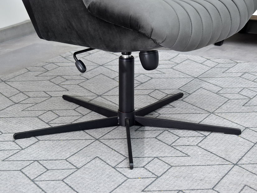 Relaxačné kreslo Elesenta (grafit + čierna)