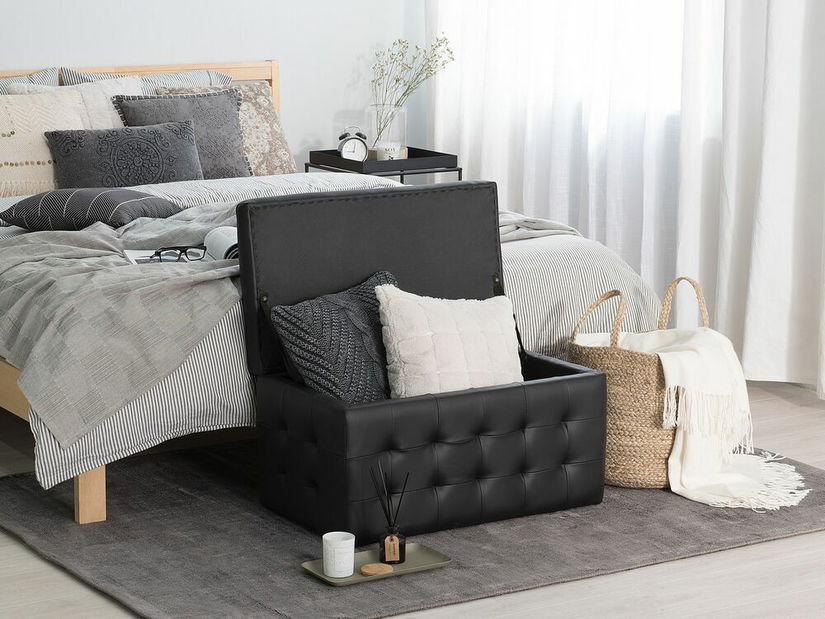 Taburetka Migan (čierna)