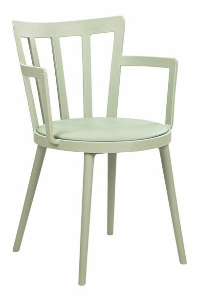 Set 4 ks jedálenských stoličiek Morza (zelená)