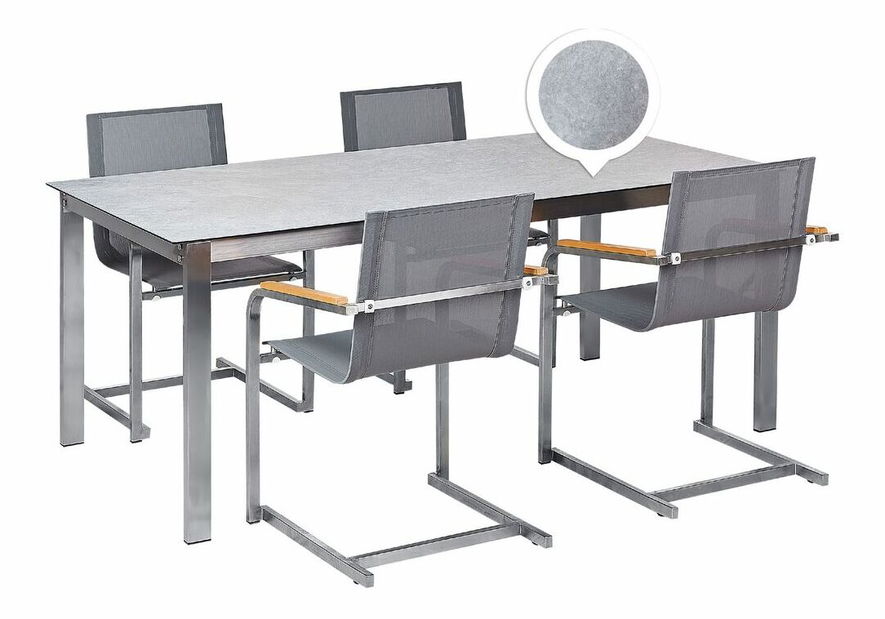 Masă de grădină Cleopatra (gri)