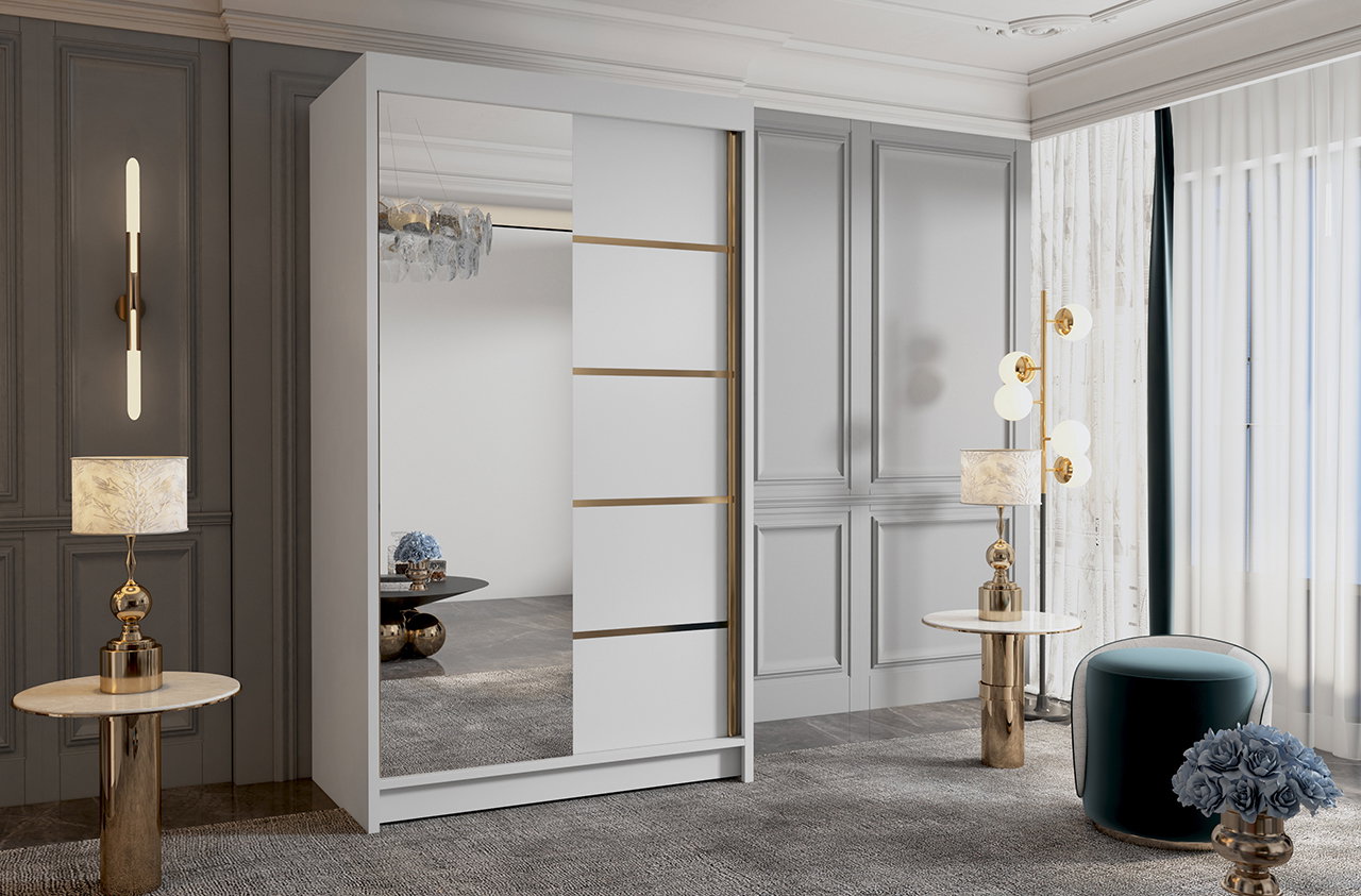 Ruhásszekrény Vigala 3 (fehér)