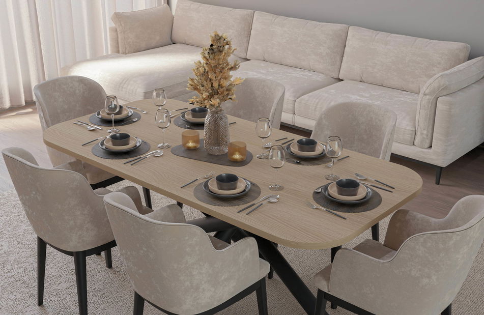 Jedálenský stôl Ossla (dub lindberg)