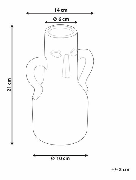 Váza Tomasz (sivá) 