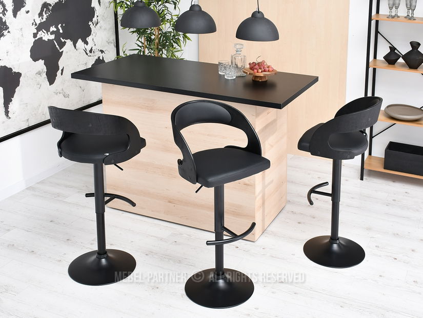 Szék Honolulu (fekete)