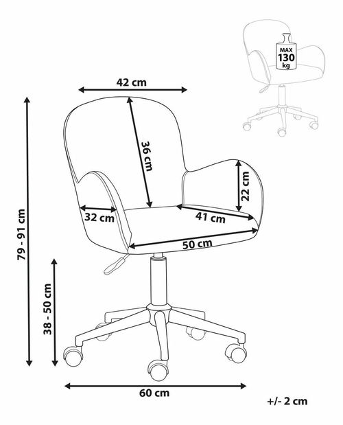 Scaun de birou Priza (verde)