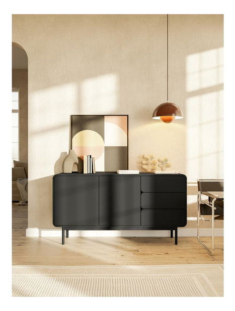 Comodă Orro O1 (negru)