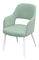 Fotelja Junio R (pistacija + bijela)