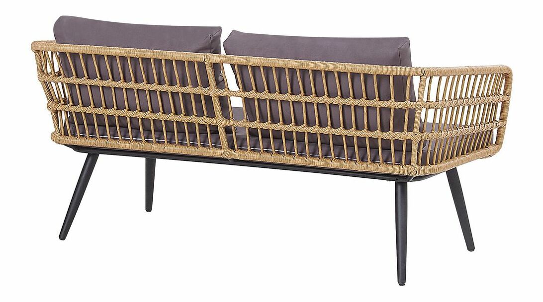 Vrtni set FELBE (bež + grafit) (za 4 osobe)