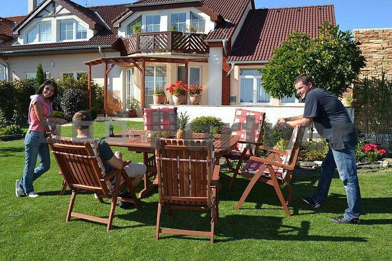 Záhradný nábytok Lyon I. 1+6 (Meranti)