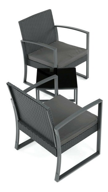 Záhradná zostava Hylio (sivá)