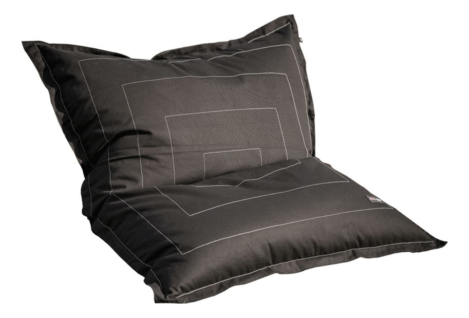 Fotoliu puf Balduin (gri închis)