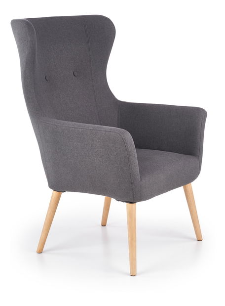 Naslonjač Casey (tamno siva)