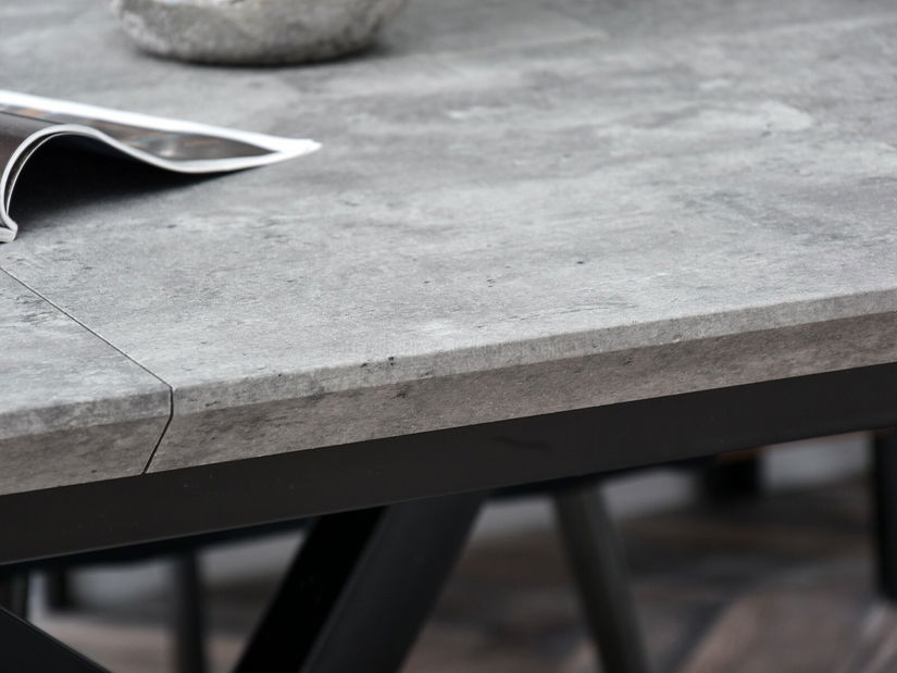 Étkezőasztal Timmy (beton + fekete)