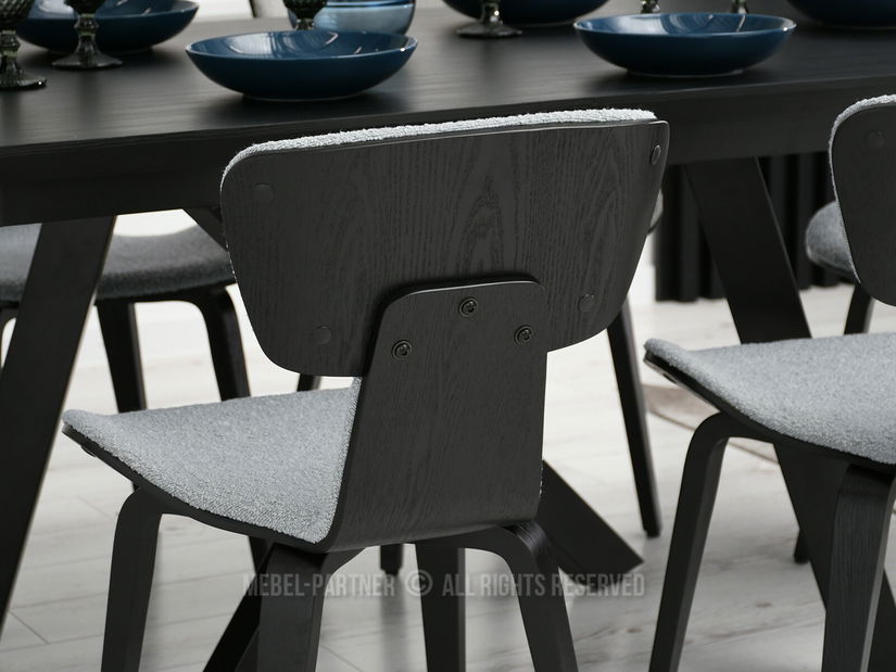 Stolička Anna (sivá + čierna)