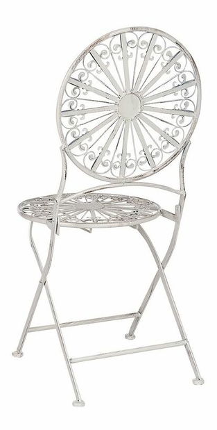 Set 2 ks záhradných stoličiek Sarala (biela) 