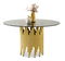 Jedálenský stôl Bufones (zlatá)