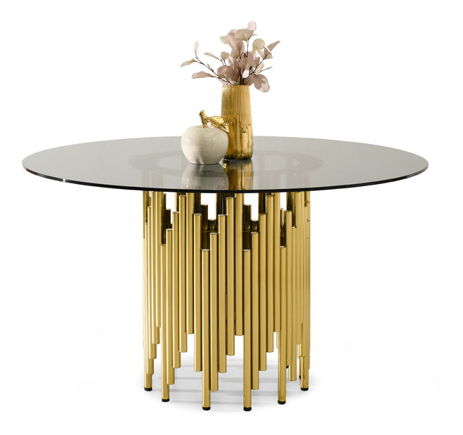 Jedálenský stôl Bufones (zlatá)