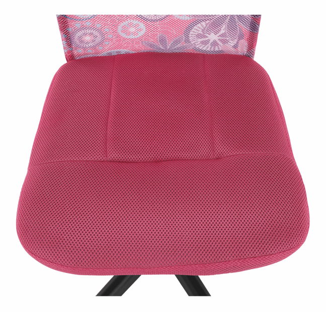 Scaun rotativ pentru copii Gofry (roz)