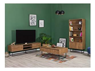 Set mobilier living Laxusona 13 (Nuc + negru)