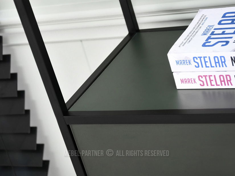 Regál Soren Reg (zöld + fekete)