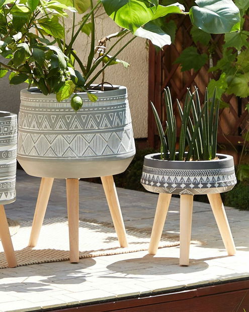 Suport ghiveci flori Mouza (gri)