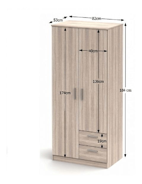 Dulap de haine Notrea Typ 81