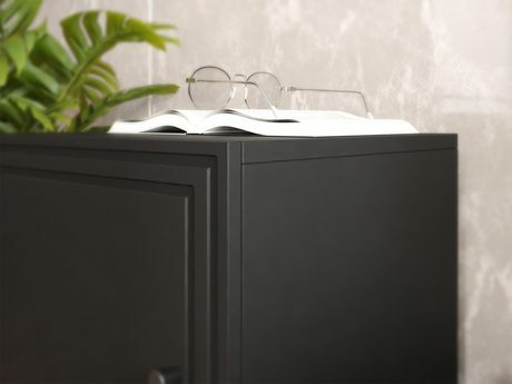 Set mobilier living Godzes Bis I (Negru) 