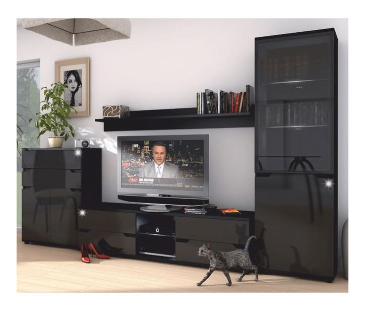 Komoda Aberdovey AS 01 (čierna)