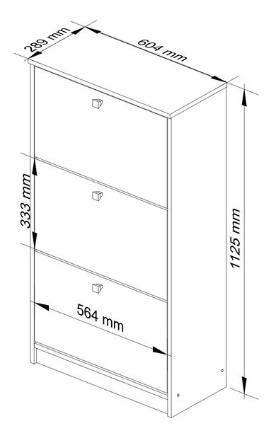 Pantofar Satori (Stejar sonoma + wenge)