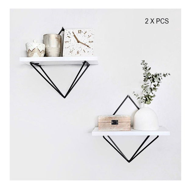 Polc szett (2 db.) Duvelo 12 (fehér + fekete) 