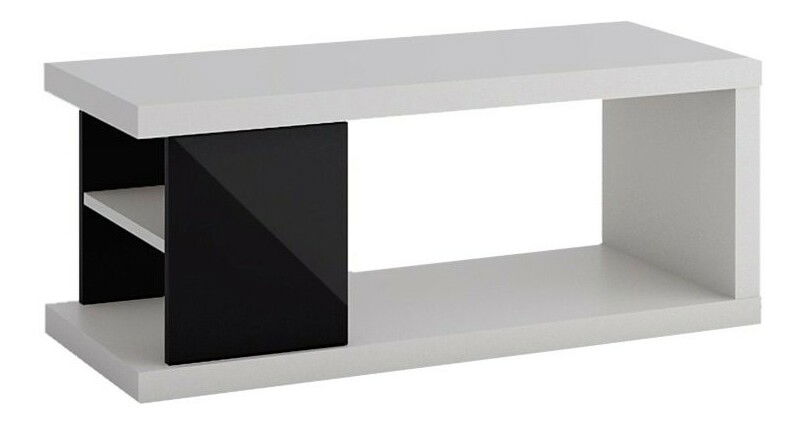 Dohányzóasztal Lestirola (LED világítással) (fényes fehér) *bazár